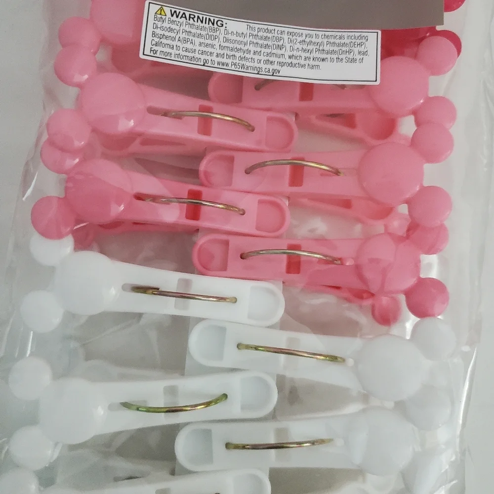 Daiso Mickey Mouse Shaped Clothespin Pink